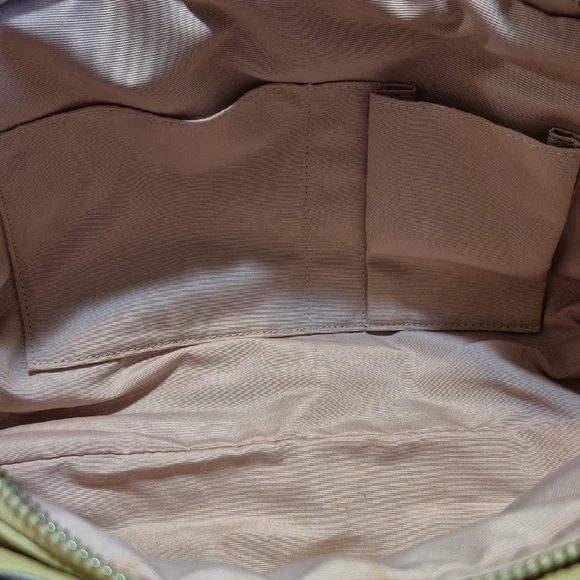 Coach Pink Signature Canvas Turnlock Shoulder Bag with Cream Trim - Picture 9 of 11